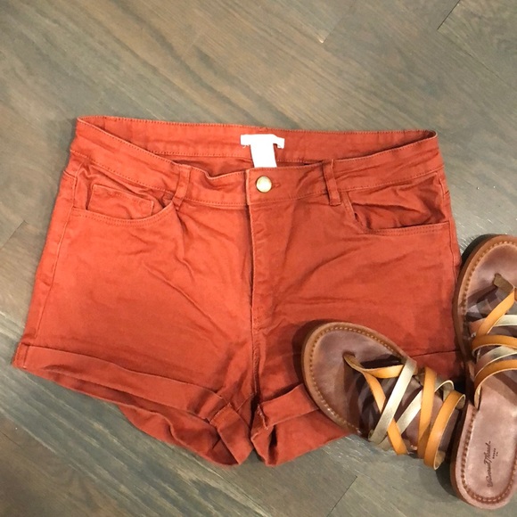 H&M - Copper Color Shorts - Picture 1 of 1